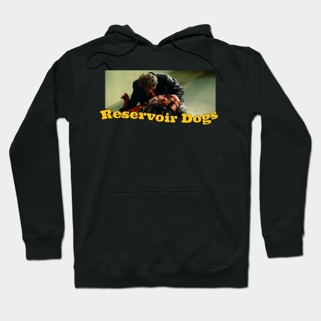 Reservoir Dogs Mr White Mr Orange Hoodie by Freddynewandyke